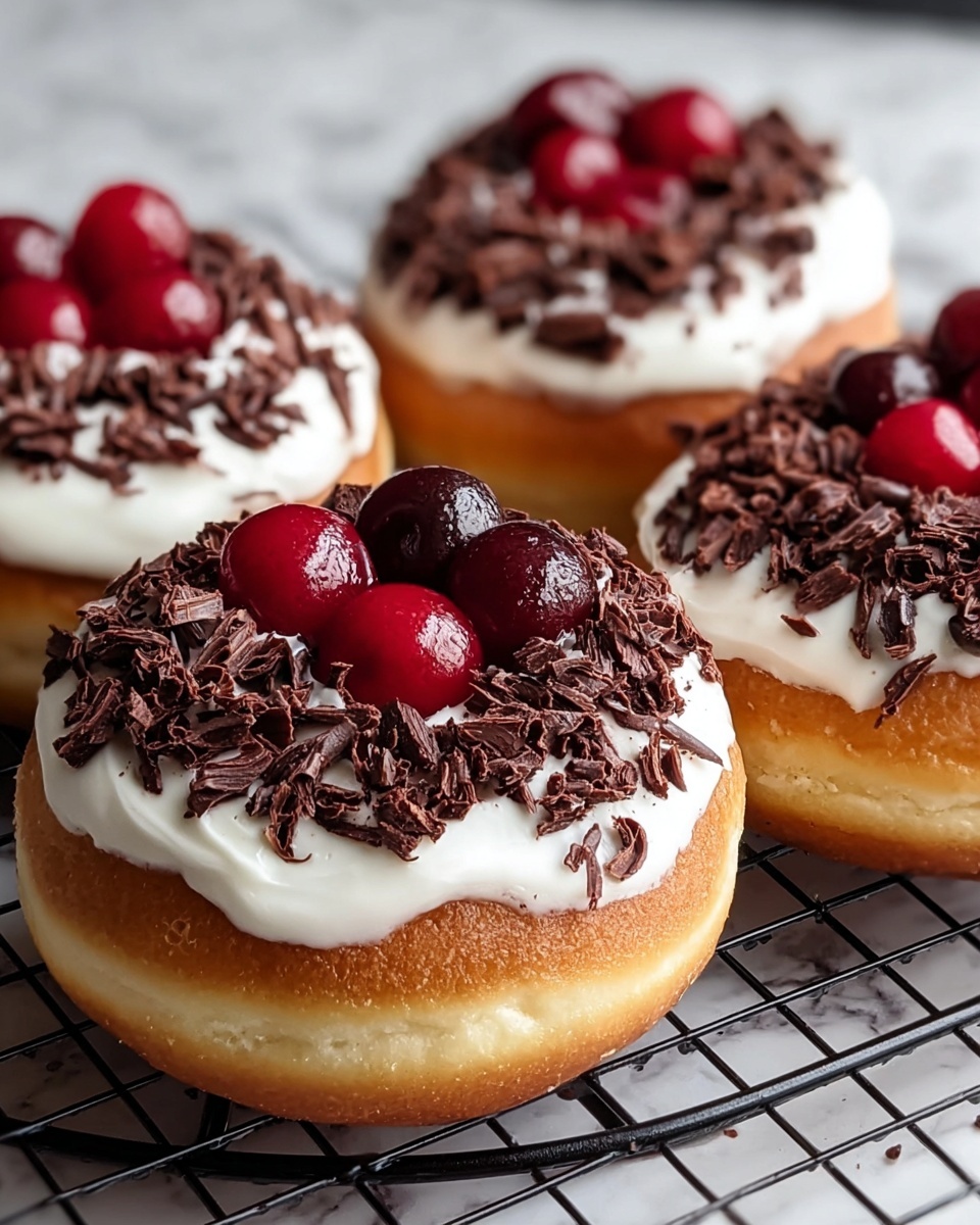 Black Forest Doughnuts Recipe - Recipe Image