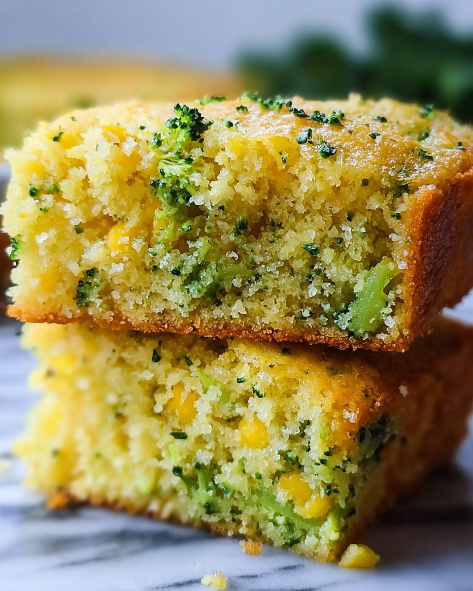 Cheesy Broccoli Cornbread Recipe - Recipe Image