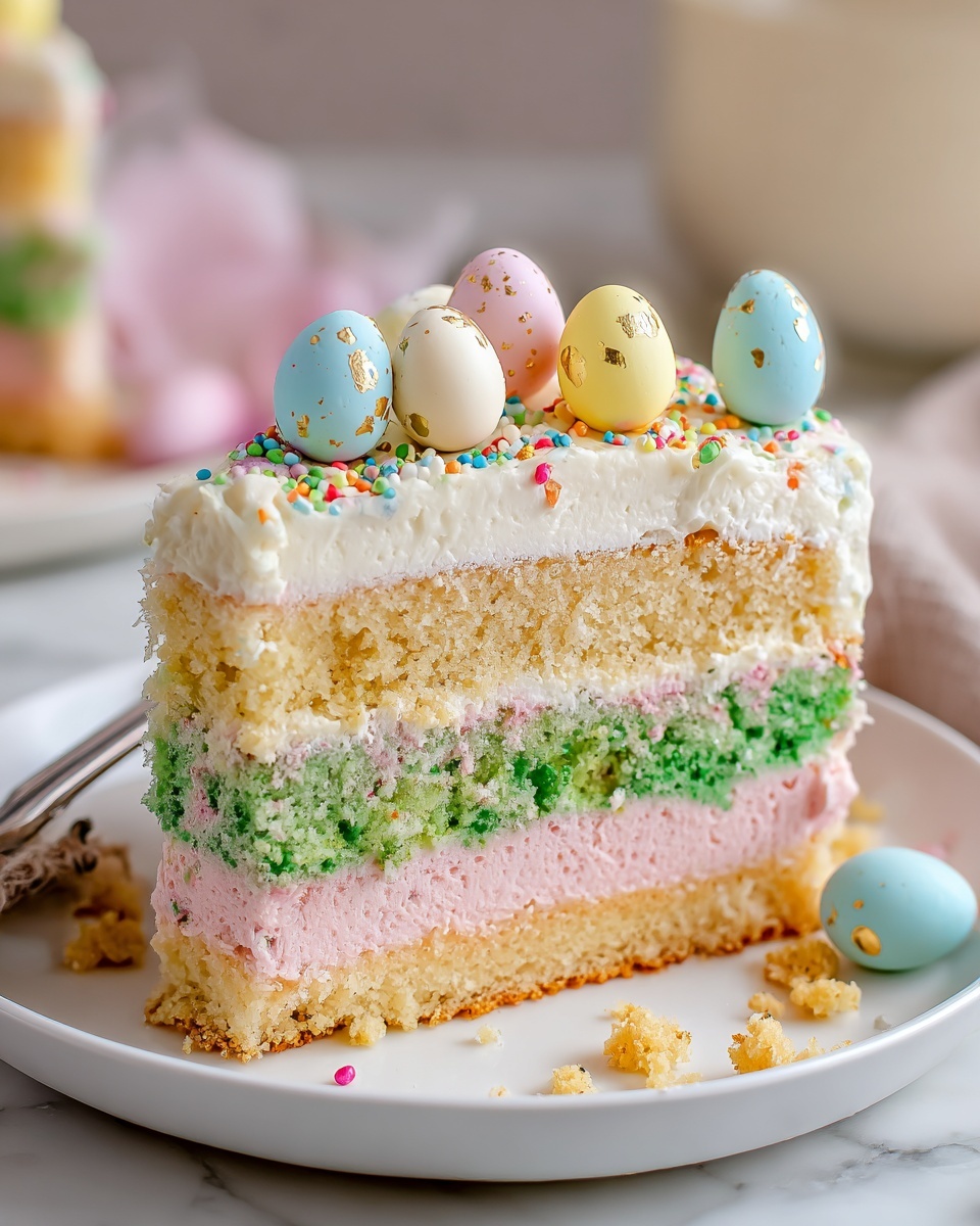 Easter Poke Cake Recipe - Recipe Image