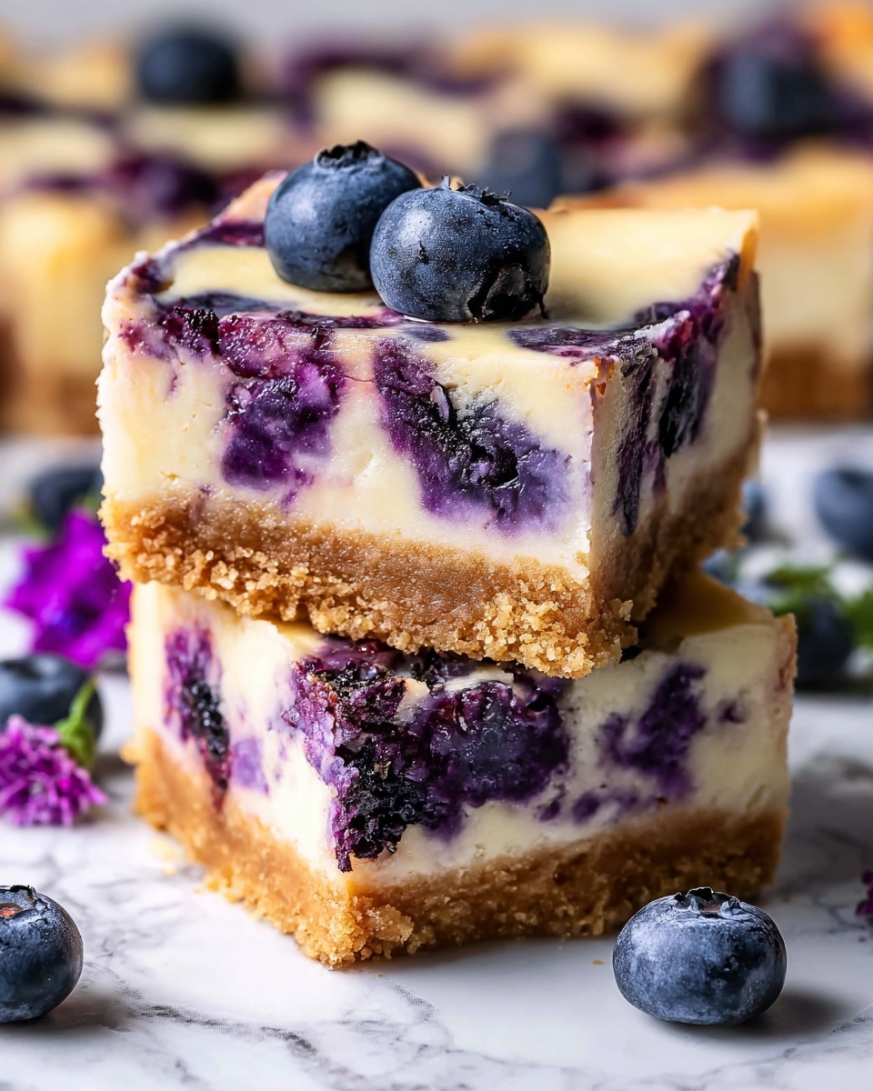 Blueberry Cheesecake Bars Recipe - Recipe Image