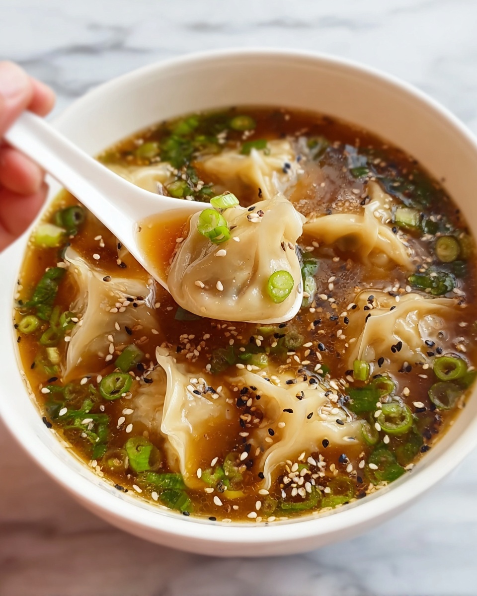 Instant Pot Spicy Dumpling Soup Recipe - Recipe Image