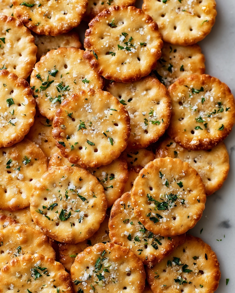 Garlic Parmesan Ritz Crackers Recipe - Recipe Image