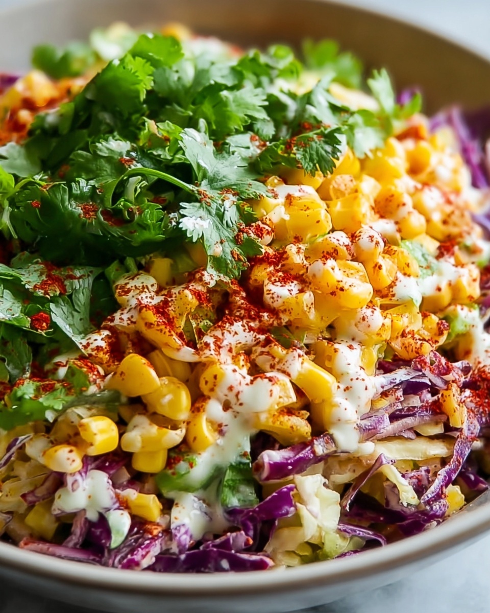 Mexican Street Corn Coleslaw Recipe - Recipe Image