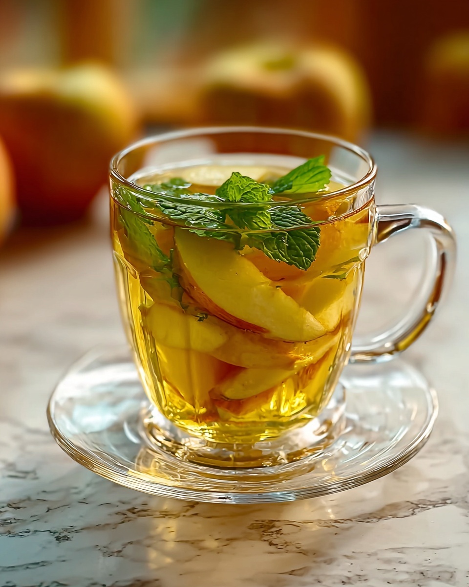 Easy Iced Apple Green Tea Recipe - Recipe Image