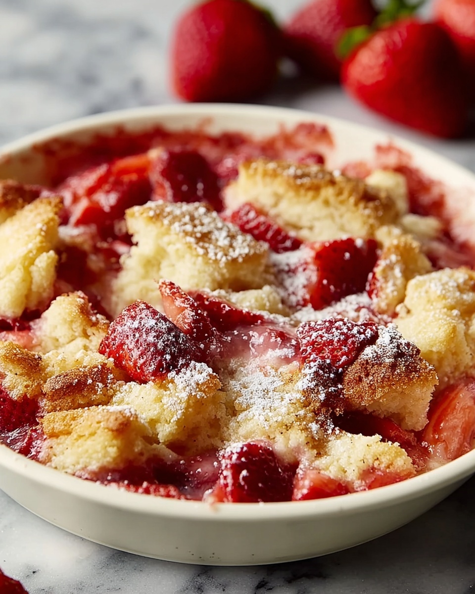 Strawberry Cheesecake Dump Cake Recipe - Recipe Image