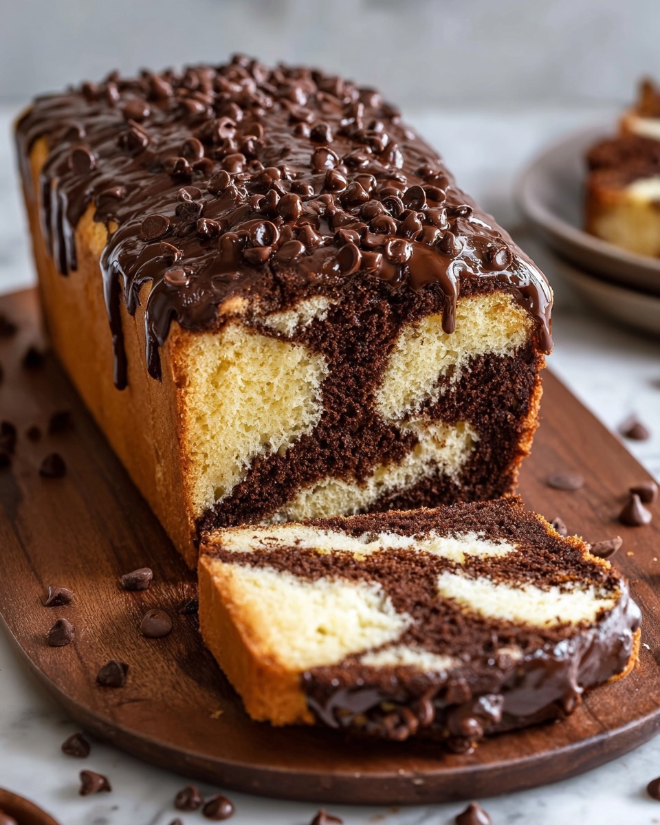 Double Chocolate Ricotta Marble Cake Recipe - Recipe Image