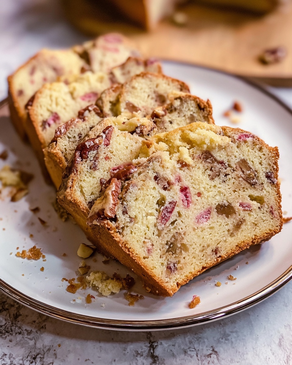 Healthy Rhubarb Whole Wheat Bread Recipe - Recipe Image
