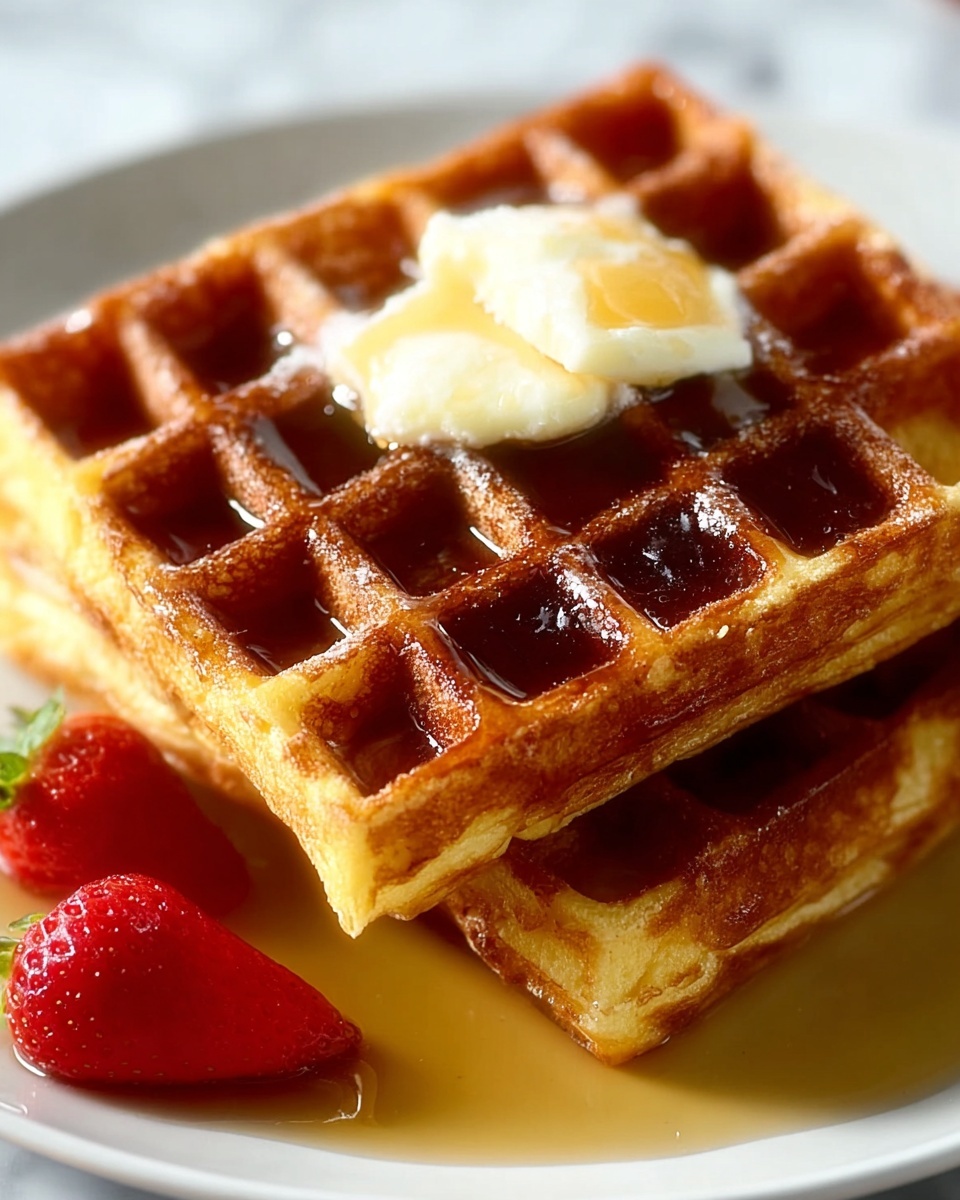 Old-Fashioned Pound Cake Waffles Recipe - Recipe Image