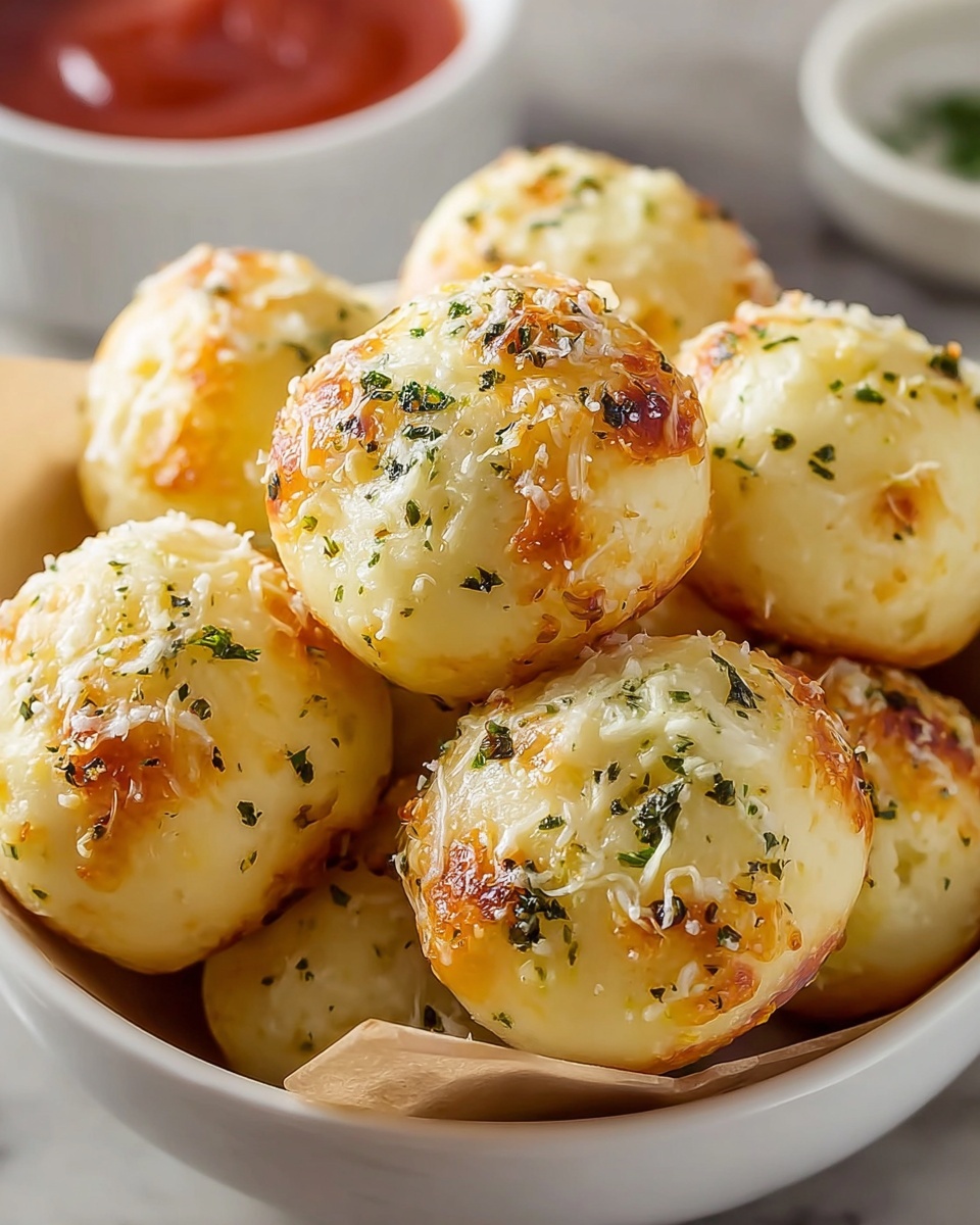Homemade Parmesan Bread Bites Recipe - Recipe Image