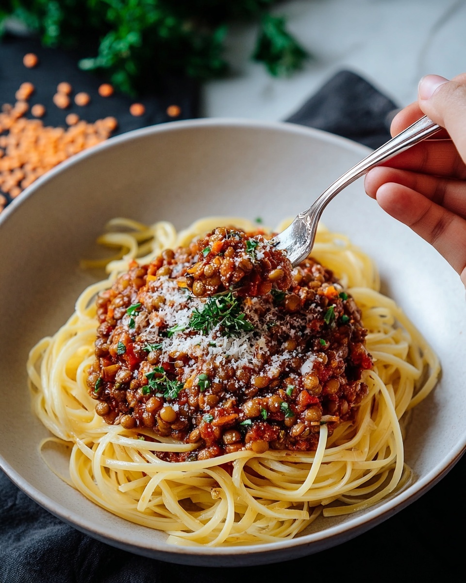 Lentil Bolognese Recipe - Recipe Image