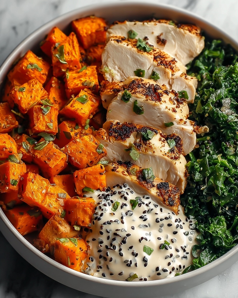 Chicken and Sweet Potato Bowls Recipe - Recipe Image