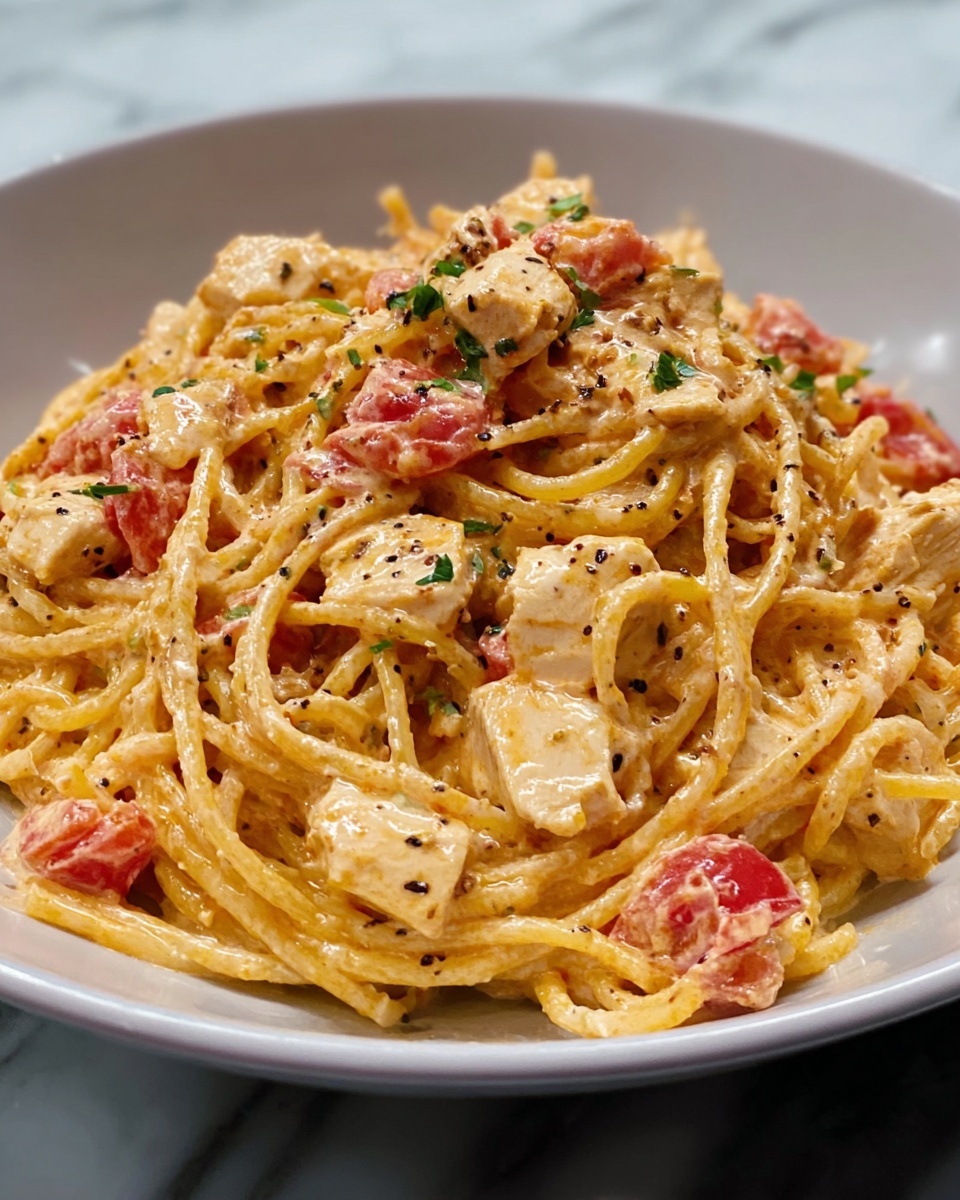 Easy Crockpot Chicken Spaghetti Recipe - Recipe Image