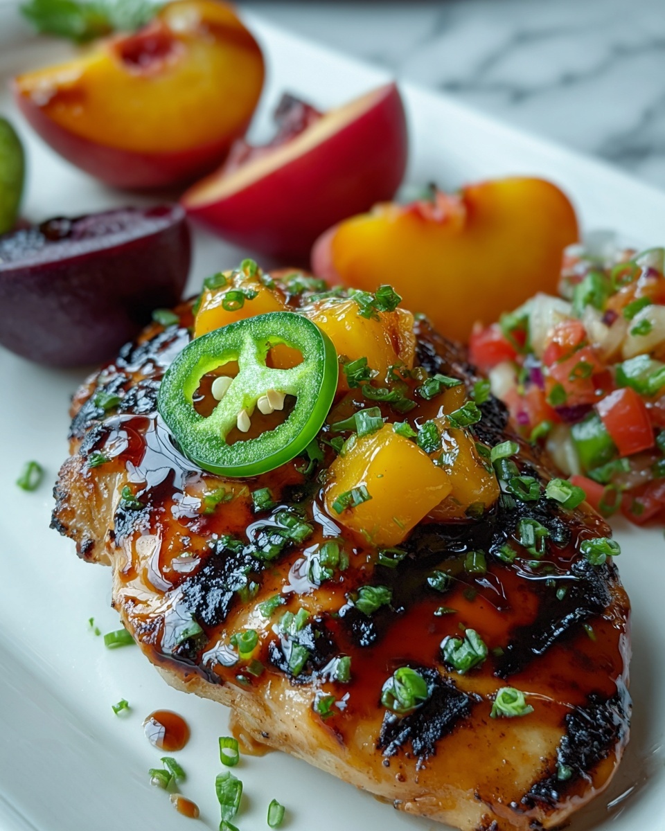 Jalapeño Peach Chicken Recipe - Recipe Image