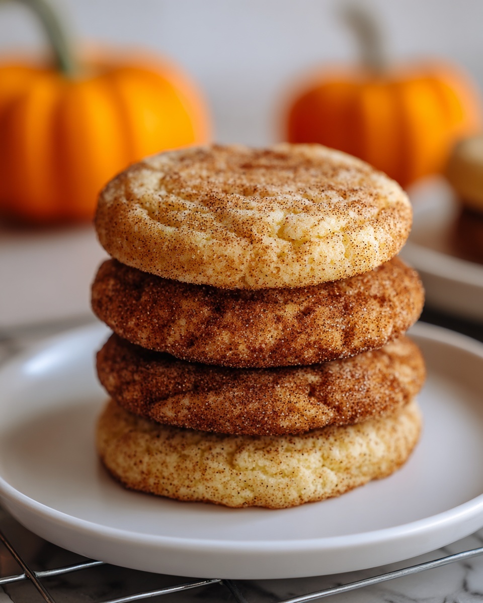 Brown Butter Pumpkin Snickerdoodle Cookies Recipe - Recipe Image