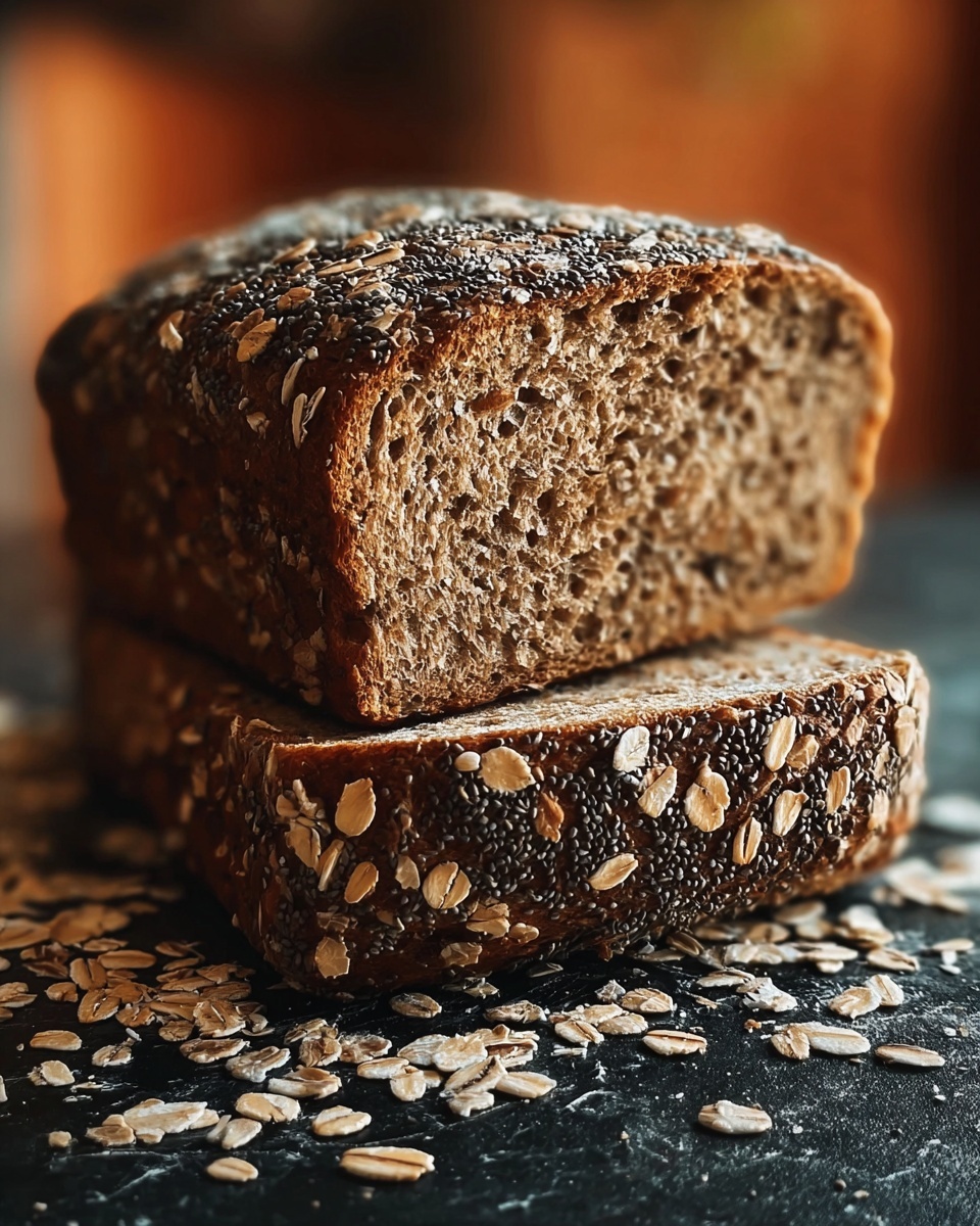 Oatmeal and Chia Bread: A Nutritious and Delicious Homemade Loaf Recipe - Recipe Image