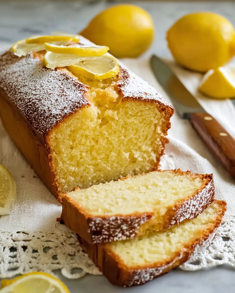 Old-Fashioned Lemon Pound Cake Recipe - Recipe Image
