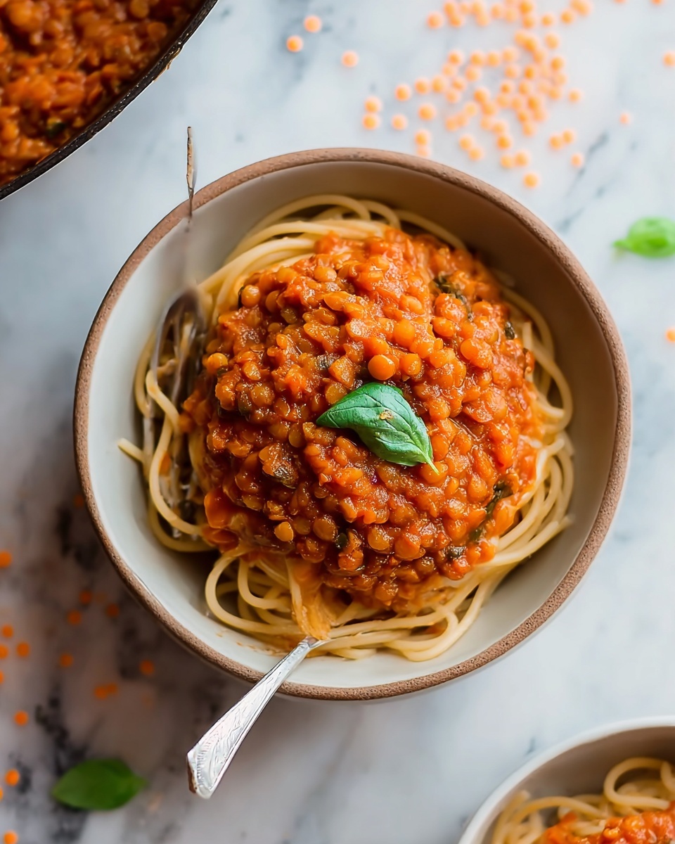 Red Lentil Pasta Sauce Recipe - Recipe Image