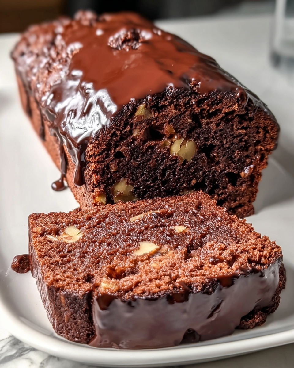 Hot Fudge Brownie Bread Recipe - Recipe Image