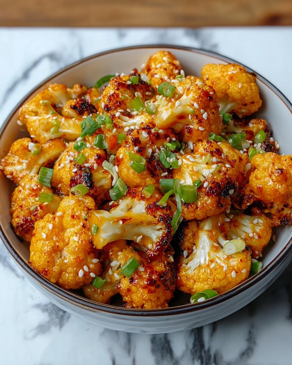 Sweet and Spicy Baked Cauliflower Recipe - Recipe Image