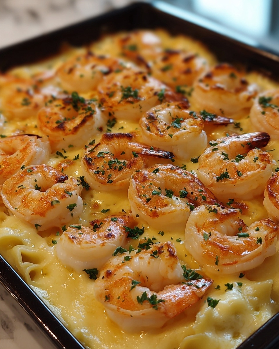 Shrimp Scampi Pasta Bake Recipe - Recipe Image