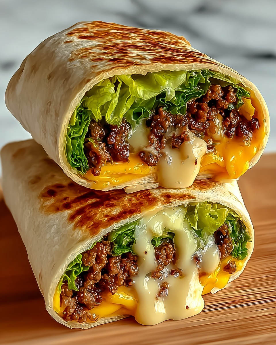 Homemade Big Mac Wraps Recipe - Recipe Image