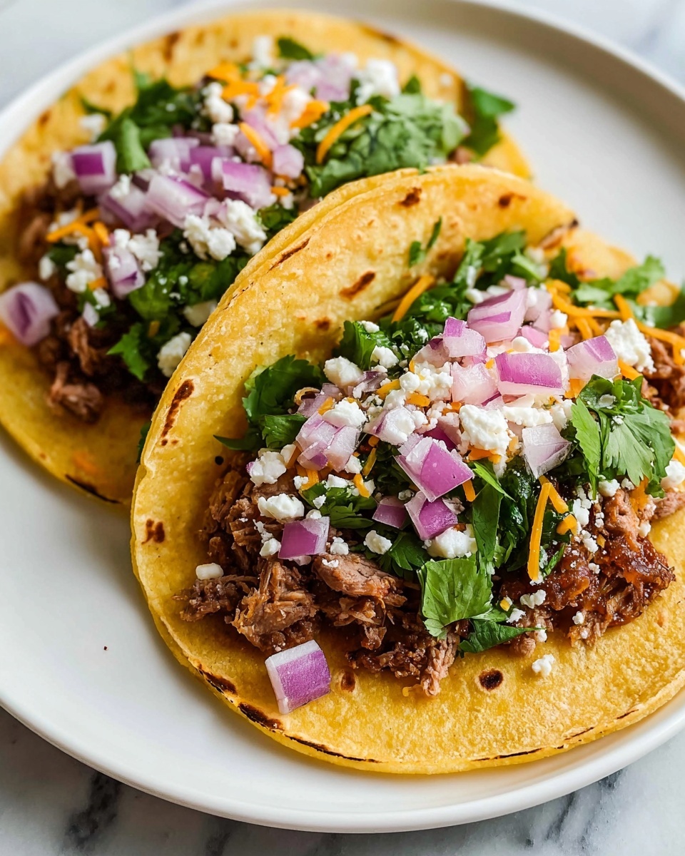 Slow Cooker Shredded Beef Tacos Recipe - Recipe Image