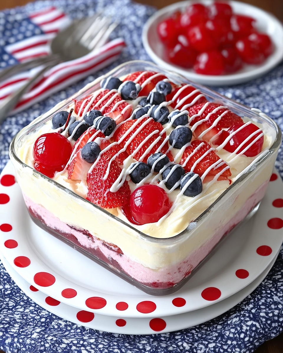 No Bake Summer Berry Icebox Cake Recipe - Recipe Image