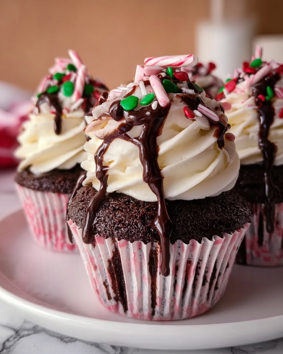Peppermint Mocha Cupcakes Recipe - Recipe Image