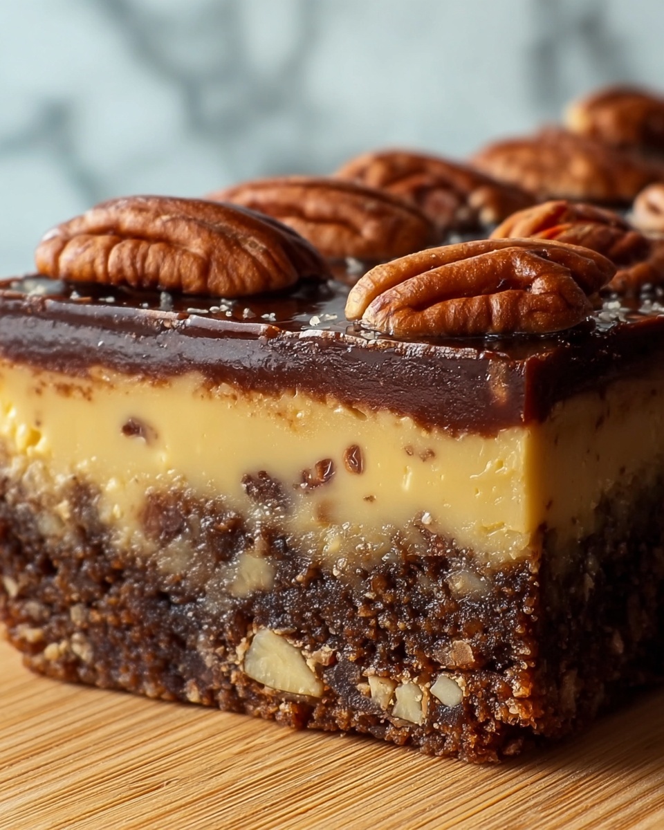 Brownie Pecan Pie Ooey Gooey Butter Cake Recipe - Recipe Image