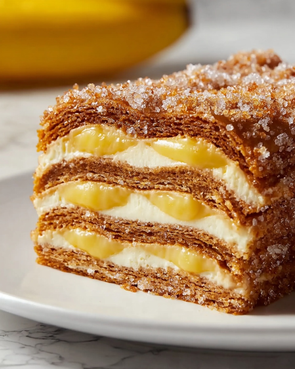 Banana Wafer Cake Recipe - Recipe Image