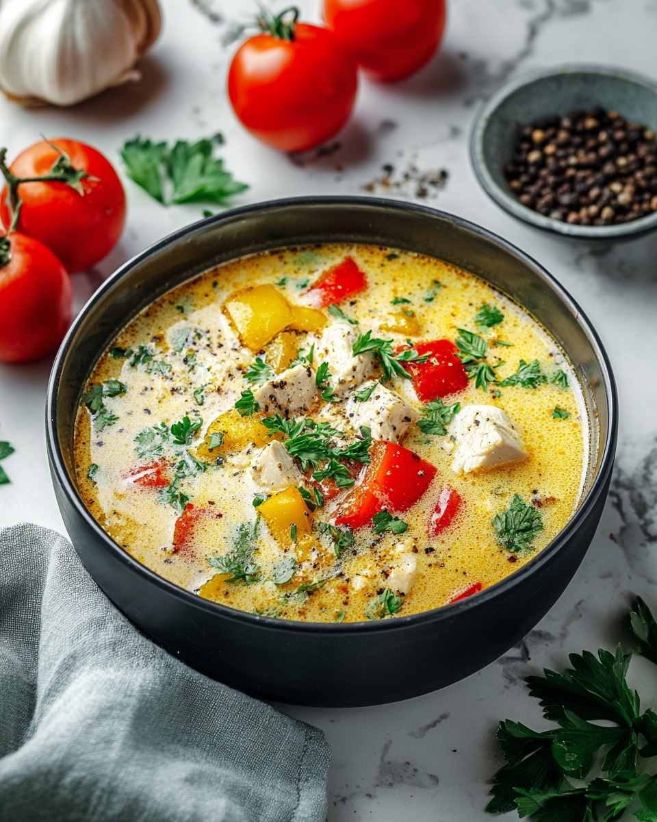 Creamy Cajun Chicken Soup Recipe - Recipe Image