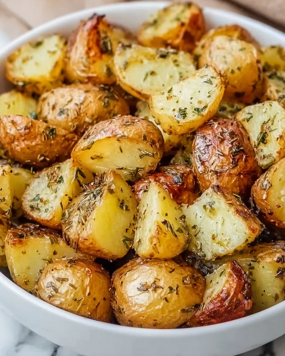 Garlic and Herb Roasted Potatoes Recipe - Recipe Image
