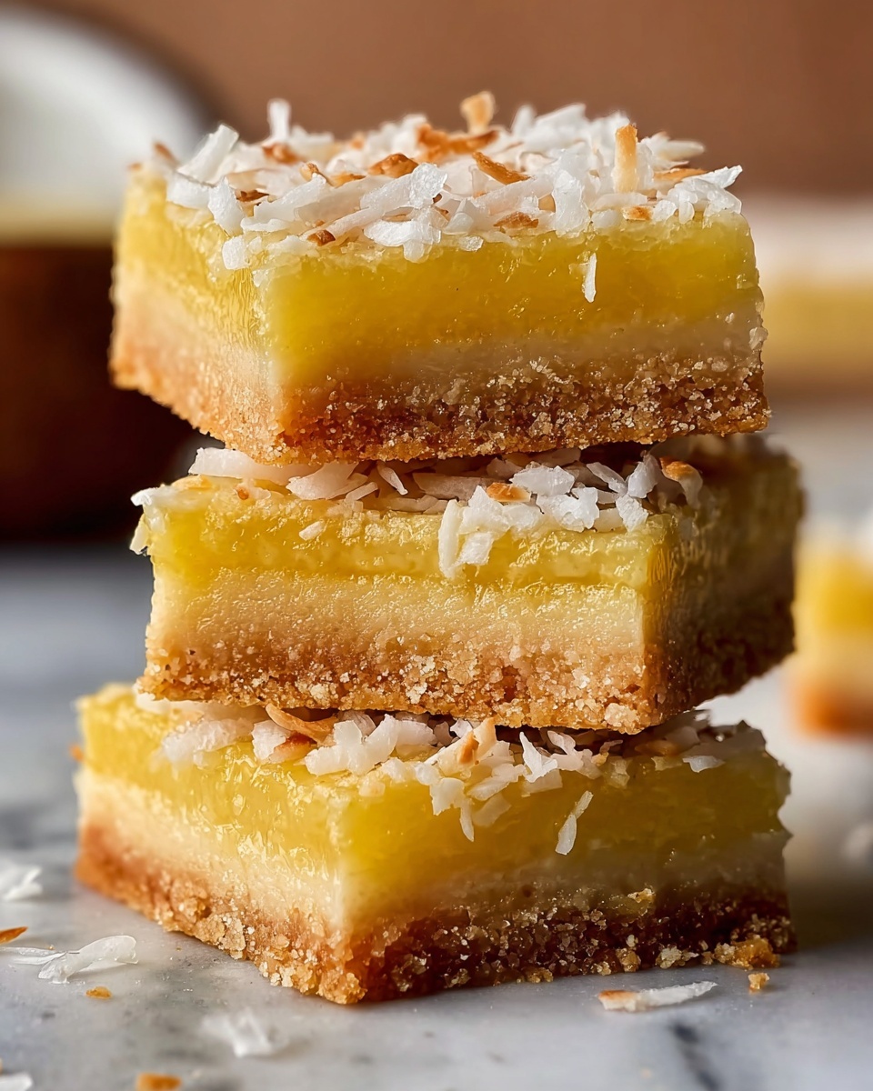 Buttery Coconut Bars That Melt in Your Mouth Recipe - Recipe Image