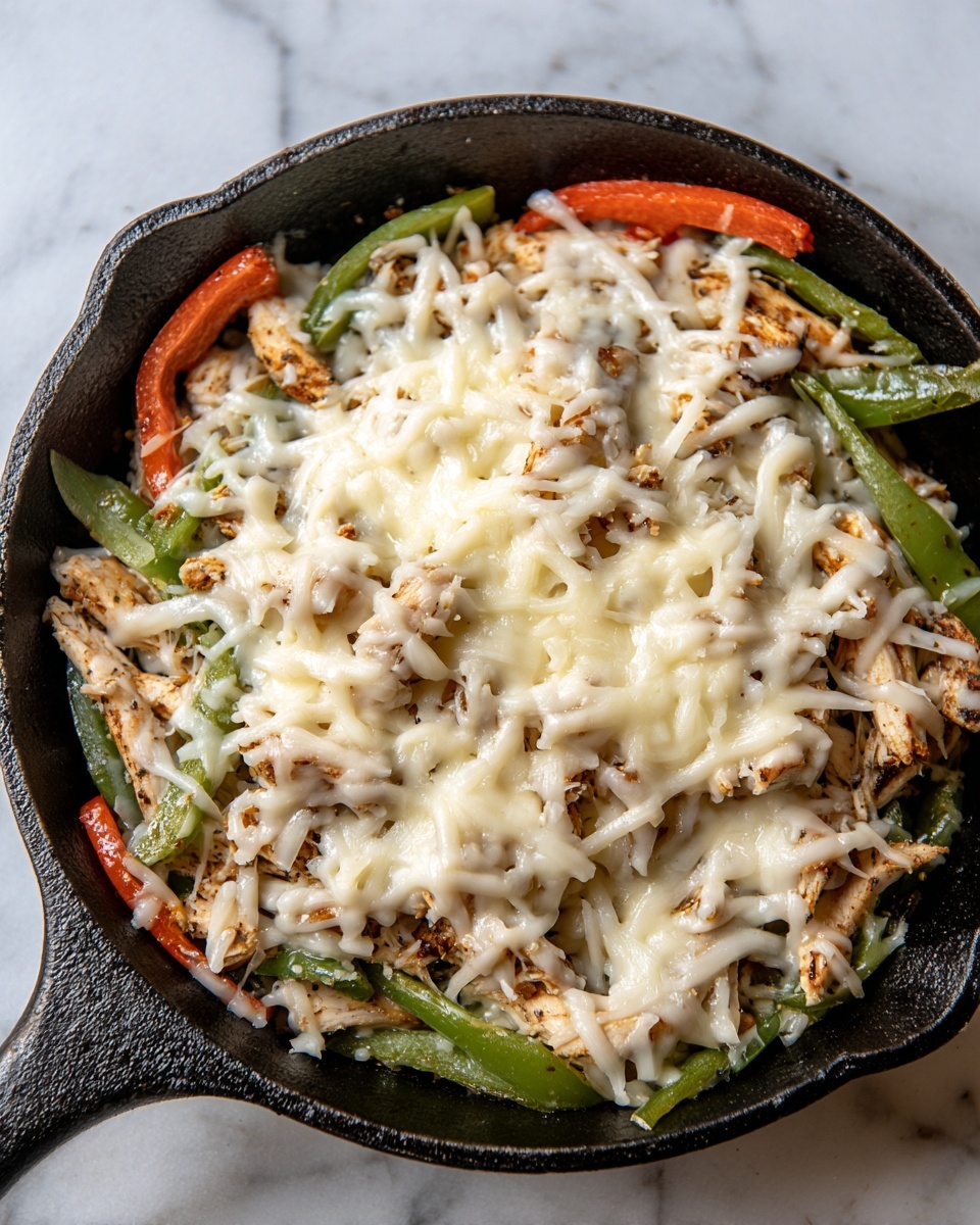 Chicken Cheesesteak Skillet Recipe - Recipe Image