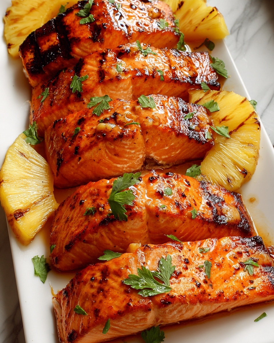 Baked Pineapple Salmon Recipe - Recipe Image