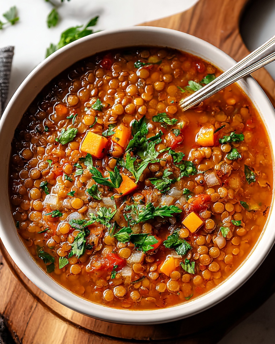 One Pot Turkey Lentil Soup Recipe - Recipe Image