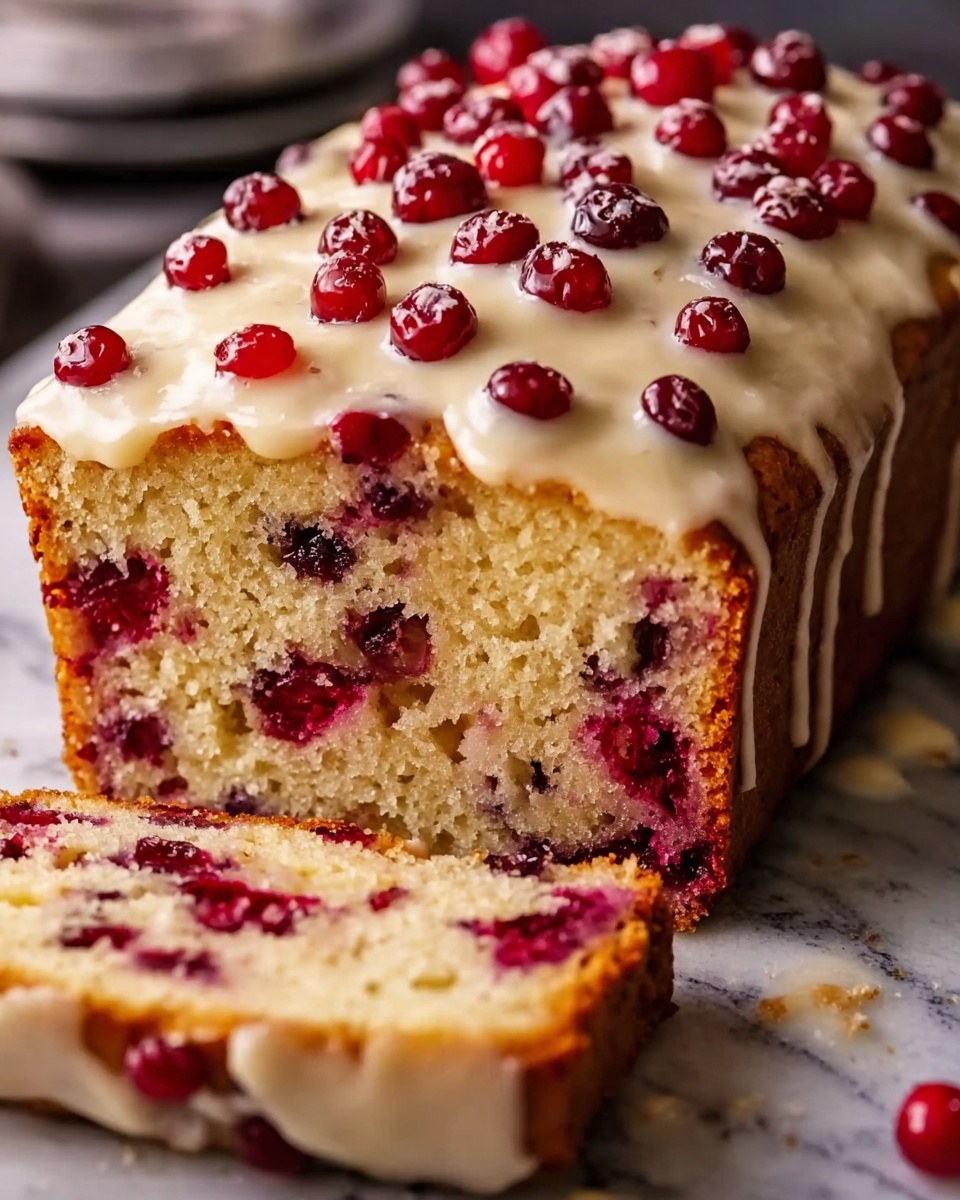 Cranberry Orange Bread with Orange Glaze Recipe - Recipe Image