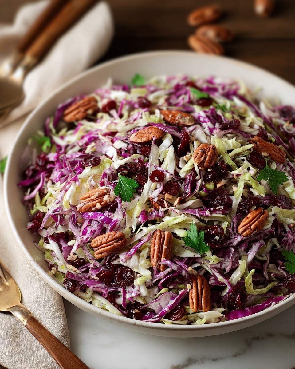 Cranberry Pecan Slaw Recipe - Recipe Image