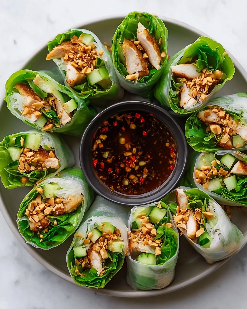 Lettuce Wrap Summer Rolls Recipe - Recipe Image