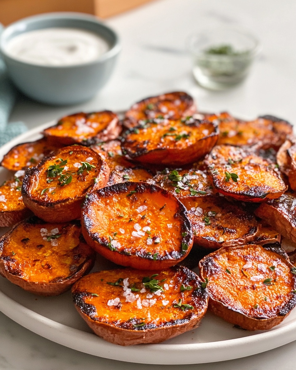 Crispy Smashed Sweet Potatoes Recipe - Recipe Image