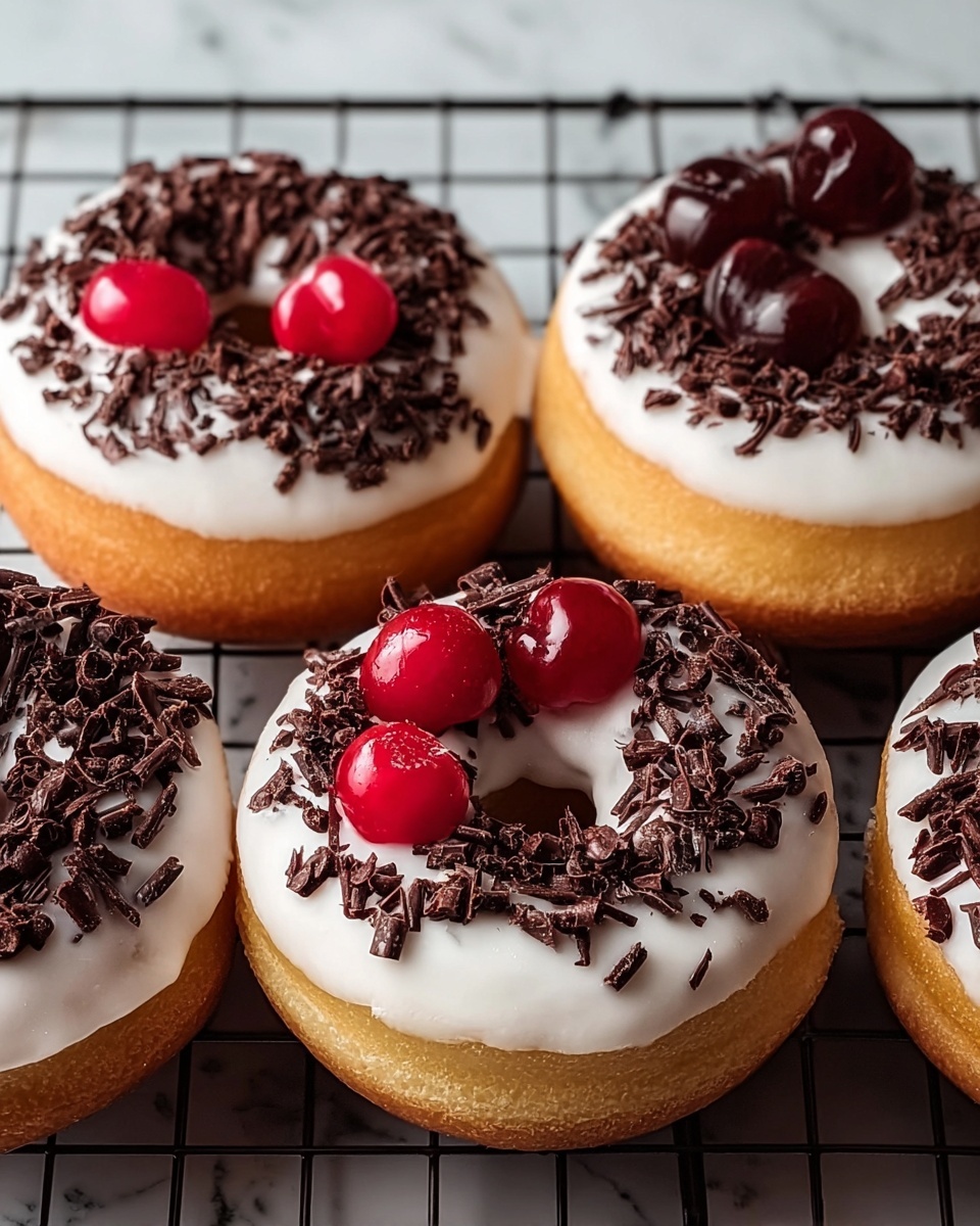 Black Forest Doughnuts Recipe - Recipe Image