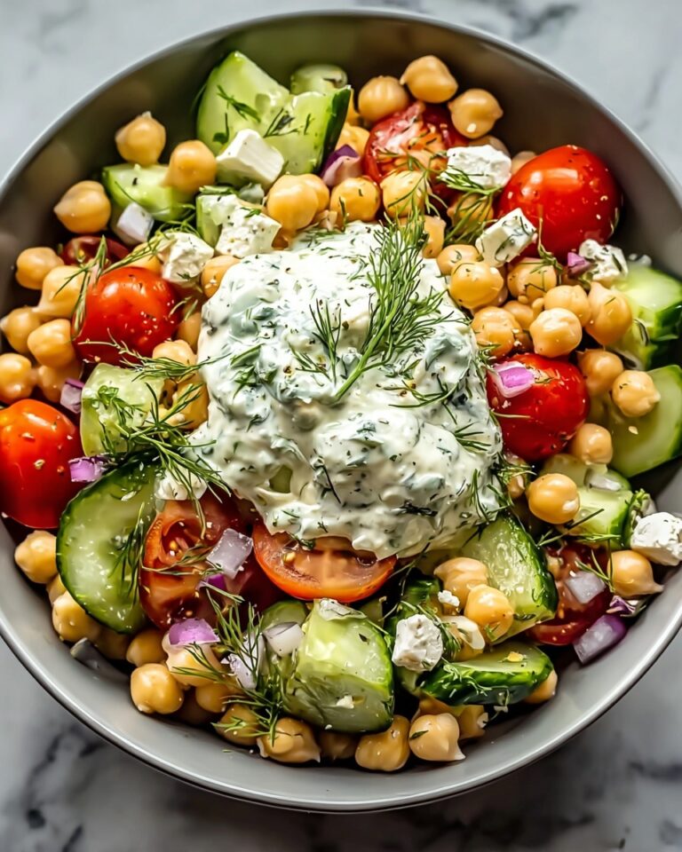 Tzatziki Chickpea Salad Recipe