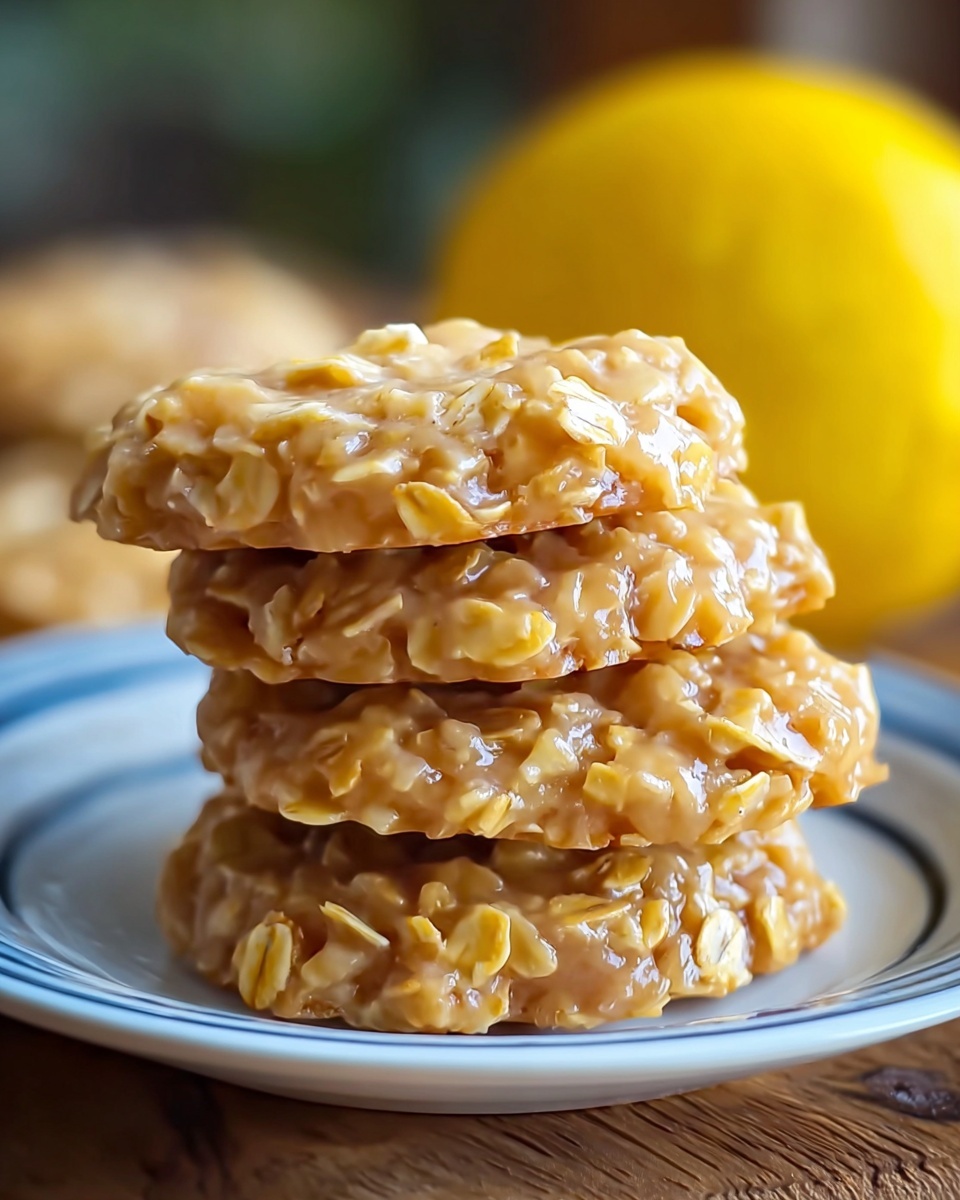 Lemon Oatmeal No-Bake Cookies Recipe - Recipe Image