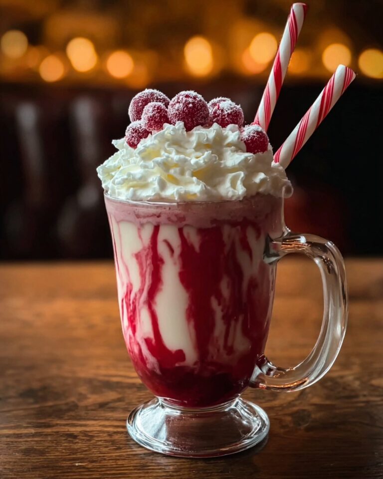 Candy Cane Christmas Punch Recipe