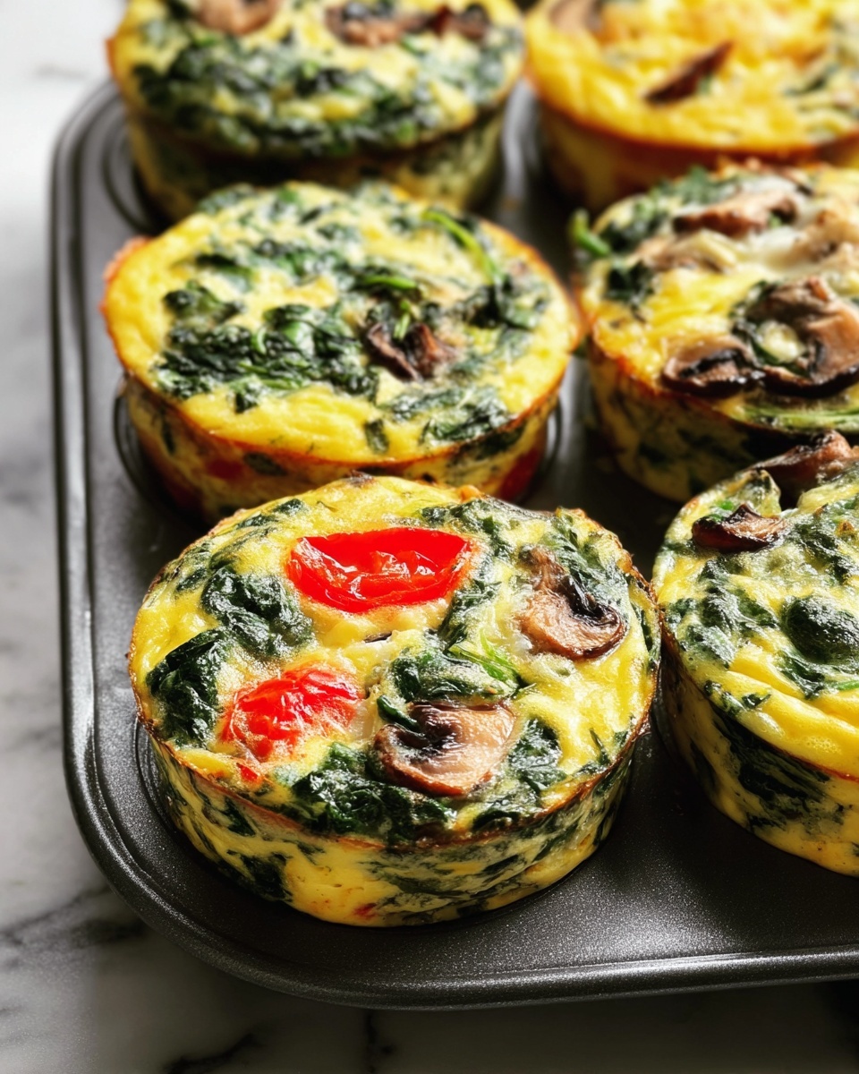 Spinach Quiche Muffins Recipe - Recipe Image