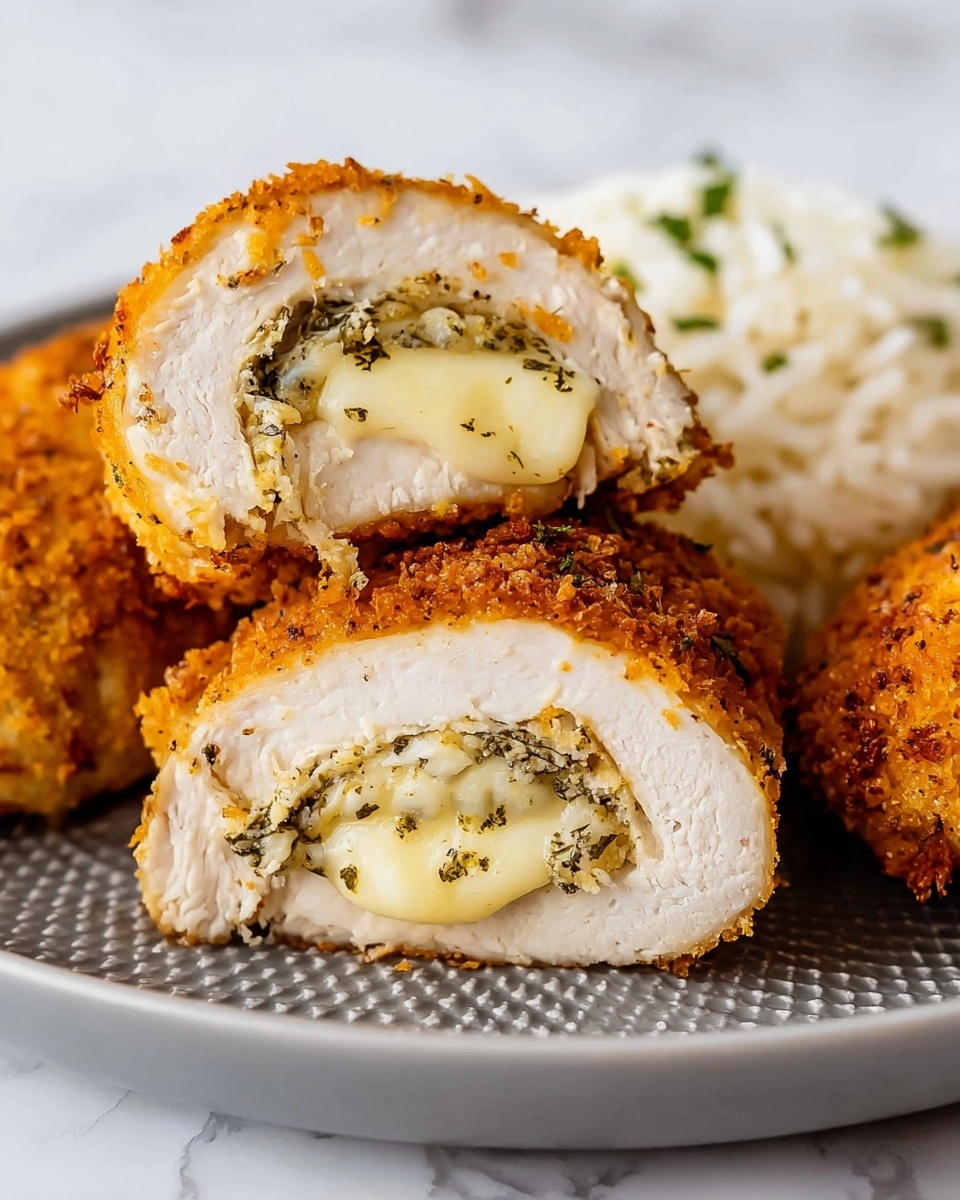 Chicken Roll-Ups with Boursin and Mozzarella Recipe - Recipe Image