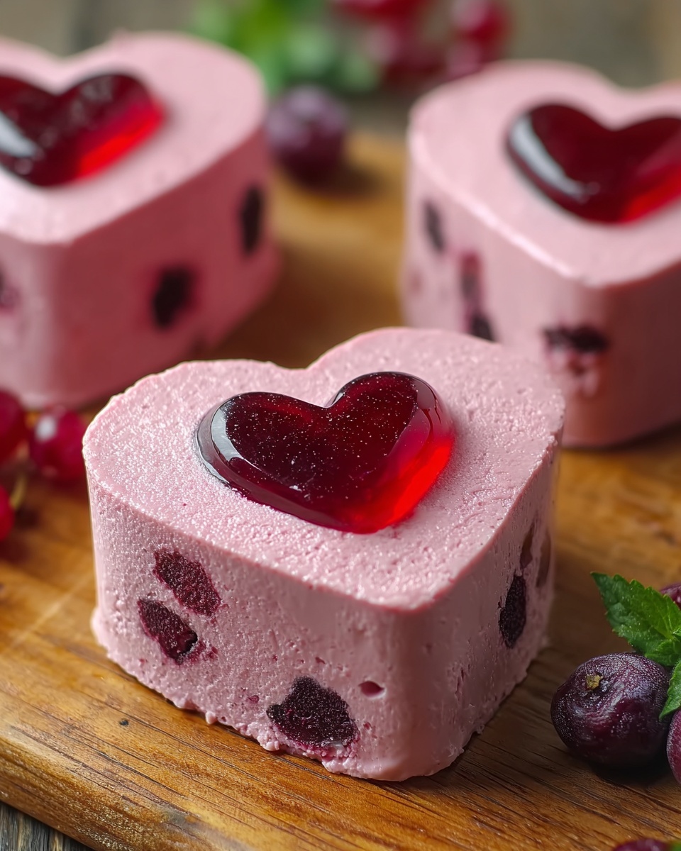 Cranberry Orange Semifreddo Hearts Recipe - Recipe Image