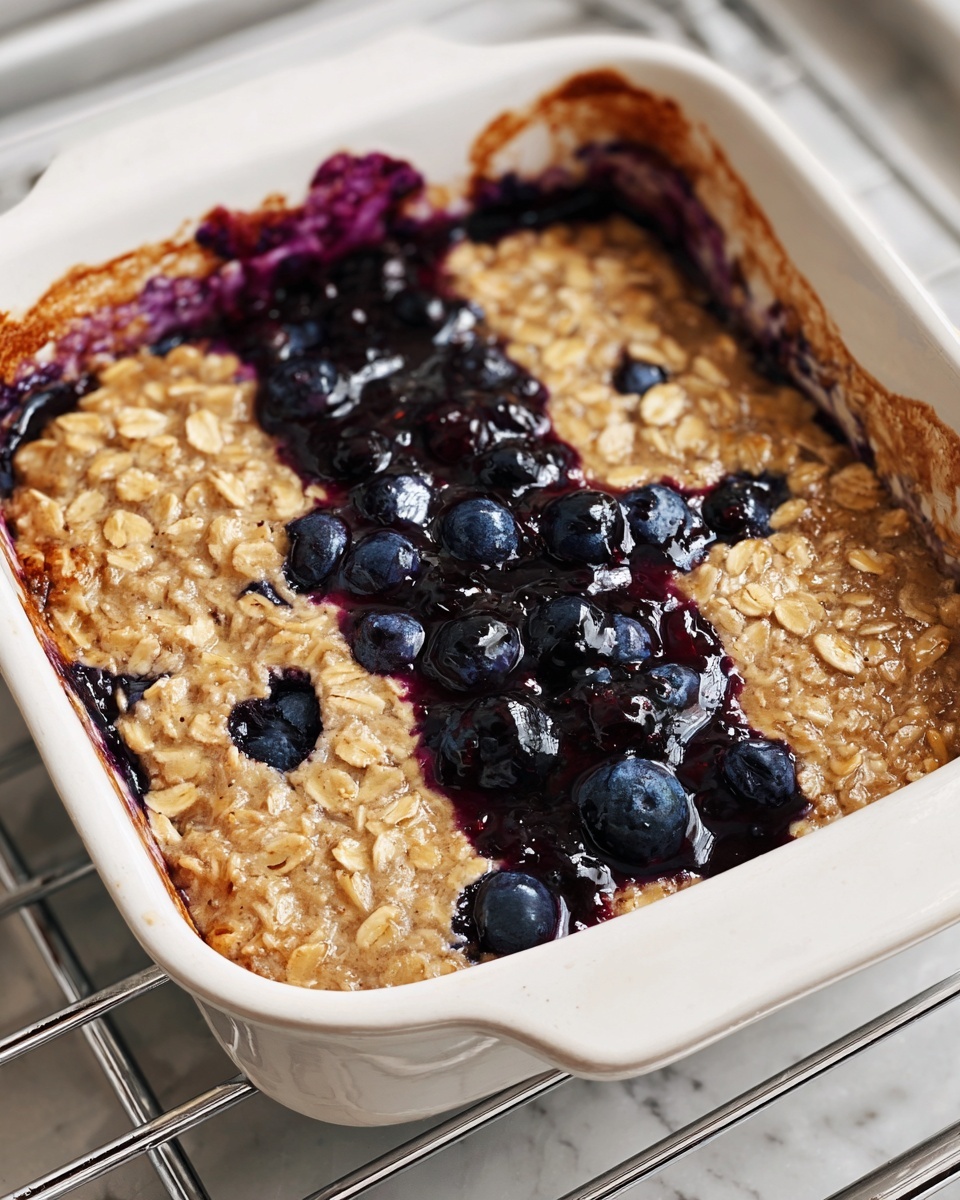 Blueberry Baked Oats Recipe - Recipe Image