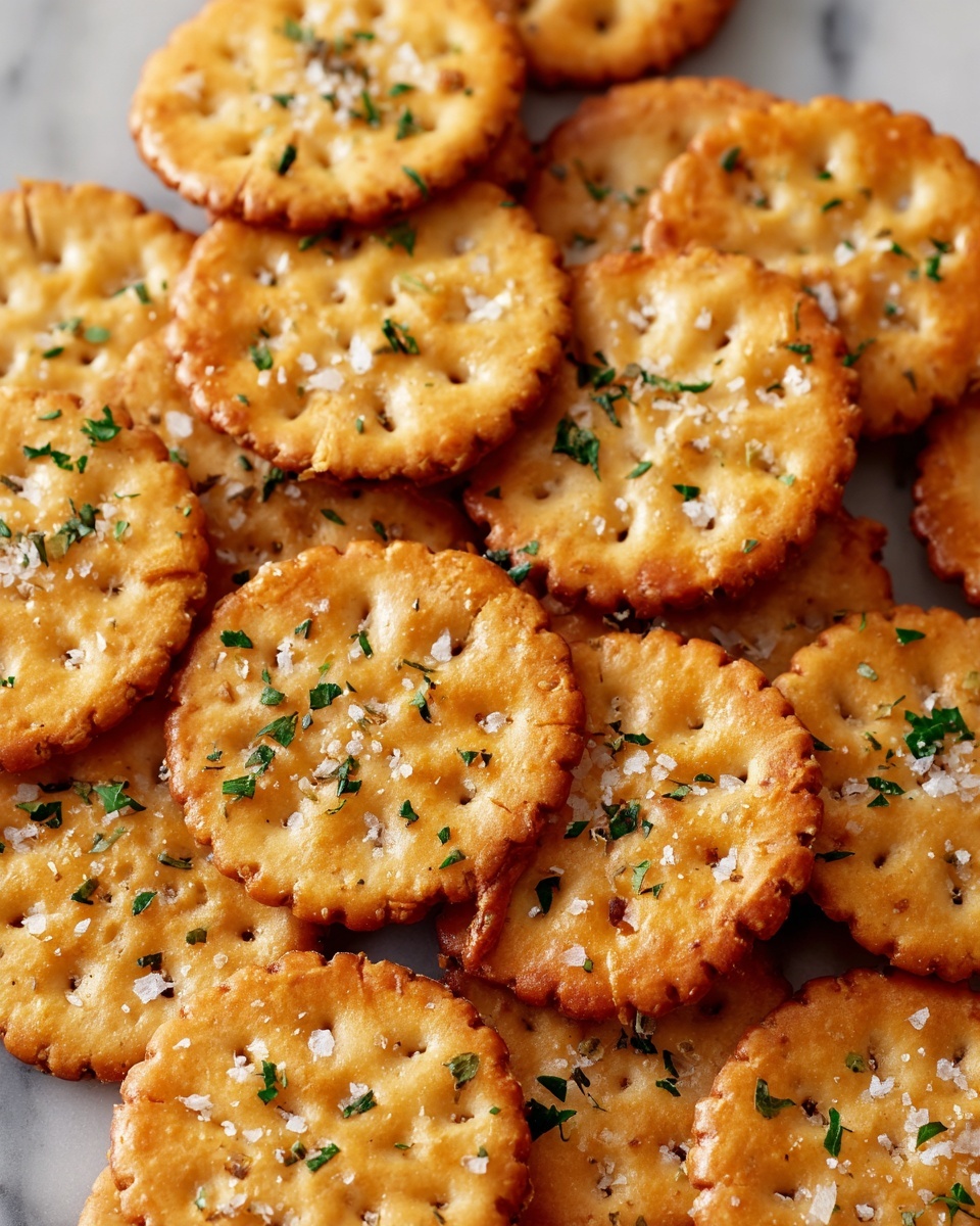 Garlic Parmesan Ritz Crackers Recipe - Recipe Image