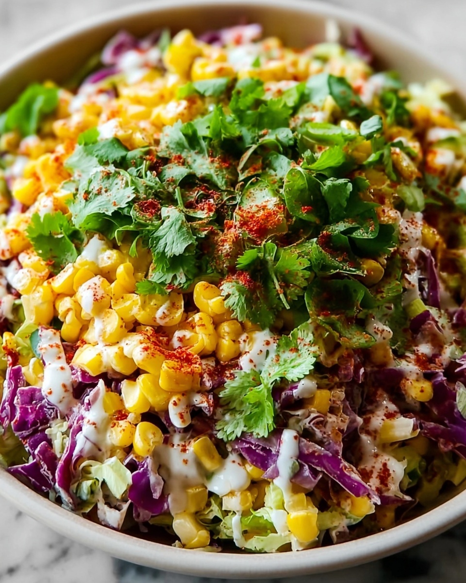 Mexican Street Corn Coleslaw Recipe - Recipe Image